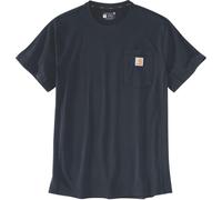 Carhartt Force Relaxed Fit Midweight Pocket T-shirt, bleu foncé, Taille S