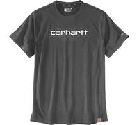 Carhartt Force Relaxed Fit Midweight Short-Sleeve Logo Graphic T-shirt, gris-blanc, taille XL pour homme