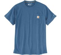 Carhartt Force Relaxed Fit Midweight Short Sleeve Pocket T-shirt, bleu/bleu, Taille S