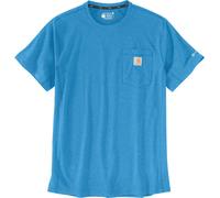 Carhartt Force Relaxed Fit Midweight Short Sleeve Pocket T-shirt, bleu, Taille XL