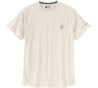Carhartt Force Relaxed Fit Midweight Short Sleeve Pocket T-shirt, Cream, Taille L