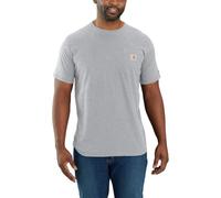 Carhartt Force Relaxed Fit Midweight Short-Sleeve Pocket T-Shirt d'utilité Professionnelle, Heather Grey, XXL Homme
