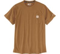 Carhartt Force Relaxed Fit Midweight Short Sleeve Pocket T-shirt, Marron, Taille M