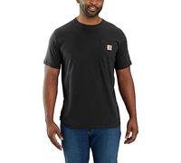 Carhartt Force Relaxed Fit Midweight Short-Sleeve Pocket T-Shirt Utilitaire de Travail, Black, XL pour des Hommes