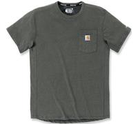 Carhartt Force Relaxed Fit Midweight Short Sleeve Pocket T-shirt, vert, taille S pour homme