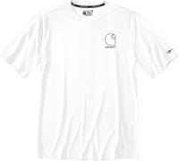 Carhartt Force Sun Defender™ Relaxed-Fit, t-shirt S Blanc Blanc
