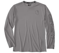 Carhartt - Force Sun Defender Relaxed L/S Logo - Haut à manches longues - XXL - asphalt
