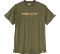 Carhartt Force Logo Graphic, t-shirt L Olive/Jaune (Gl7) Olive/Jaune (Gl7)