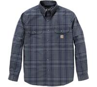 Carhartt Fort Loose LS Plaid Chemise, bleu, Taille S