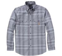 Carhartt Fort Loose LS Plaid Chemise, gris, Taille S