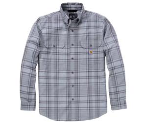 Carhartt Fort Loose LS Plaid Chemise, gris, Taille S