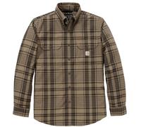 Carhartt Fort Loose LS Plaid Chemise, Marron, Taille S