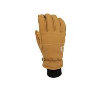 Carhartt Gant en Cuir synthétique et Canard isolé Temps Froid, Brun, L Homme