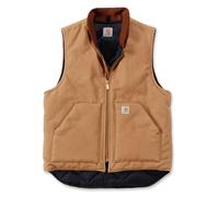 Carhartt Gilet Duck Vest Arctic Quilt Lined Brown 3XL