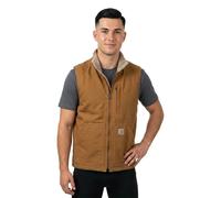 Carhartt Veste sans manches homme Col doublé Beige/Marron Taille XXL