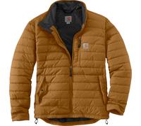 Carhartt Men's Rain Defender Relaxed Fit Lightweight Insulated Jacket, Brown, X-Large