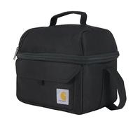 Carhartt Glacière isotherme 12 canettes à deux compartiments, durable et entièrement isolée, double compartiment (noir)