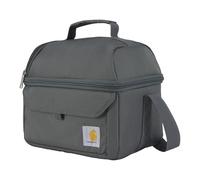 Carhartt Grande boîte à déjeuner 12 canettes à deux compartiments durable et entièrement isolée pour homme et femme (gravier)