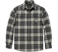 Carhartt Hamilton Relaxed LS Plaid Chemise, Gris clair/gris foncé, Taille 2XL
