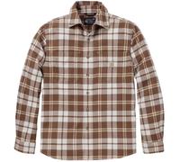 Carhartt Hamilton Relaxed LS Plaid Chemise, Marron/blanc, Taille M