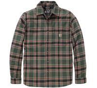 Carhartt Hamilton Relaxed LS Plaid Chemise, Vert/Rouge/Noir, Taille 2XL