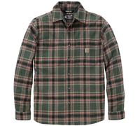Carhartt Hamilton Relaxed LS Plaid Chemise, Vert/Rouge/Noir, Taille L