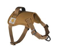 Carhartt Harnais Anti-Traction en Nylon pour Chien, entièrement réglable avec poignée de contrôle Rapide et détails réfléchissants, Marron Carhartt, Taille L