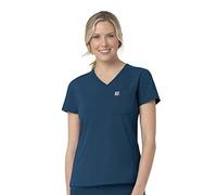 Carhartt Haut de Chirurgie à Enfiler pour Femme Coupe Moderne Chemise de Brosse médicale, Bleu Caraïbe
