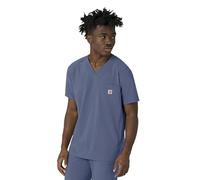 Carhartt Haut médical à col en V pour homme, Riverside, Taille S