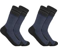 Carhartt Heavyweight Boot Chaussettes (2 paires), bleu foncé, Taille XL