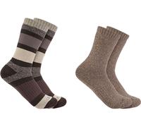 Carhartt Chaussettes Femmes Heavyweight Crew Sock 2 Pack Assorted1 EUR M
