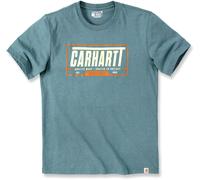 Carhartt Heavyweight Graphic, t-shirt S Clair Pétrole/Jaune Clair Clair Pétrole/Jaune Clair