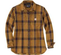 Carhartt Heavyweight Twill Chemise pour dames, Marron, Taille L