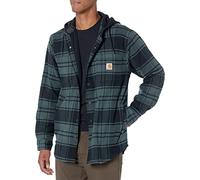 Carhartt Herren Flannel Fleece Hemdjacke, Elm - Grau, XL, 105621