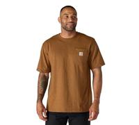 Carhartt Herren K87 Pocket S/S T-Shirt T-Shirt, Oiled Walnut Heather, S