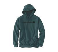Carhartt Signature Logo Midweight Capuche, noir/vert, Taille M