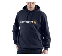 Carhartt Sweat à capuche Signature Logo Midweight bleu taille S