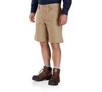 Carhartt Homme Rugged Professional Stretch Canvas Shorts, Dark Khaki, 33W EU