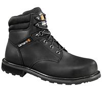 Carhartt Homme Traditional Welt 6" Steel Toe Work Boot Botte de sécurité, Tanné à l'huile Noire, 10 Wide