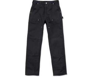Carhartt Iconic B01 Firm Duck Double-Front Dungaree Halètement, noir, Taille 36/32