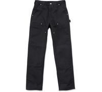 Carhartt Iconic B01 Firm Duck Double-Front Dungaree Halètement, noir, Taille 48/32