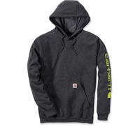 Carhartt Capuche Midweight Sleeve Logo – Gris – Taille L – Homme