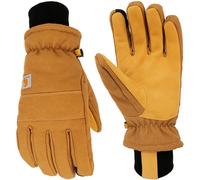 Carhartt Gants isolants en cuir synthétique motif canard Marron Taille XL pour homme