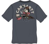 T-shirt manches courtes Carhartt Irvine Relaxed Grill gris bleuté - L
