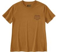 Carhartt Irvine Heritage Heart, t-shirt femmes S Marron Clair/Marron Marron Clair/Marron