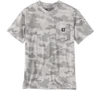 Carhartt Irvine Relaxed Camo T-shirt, Gris/blanc, Taille M