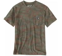 Carhartt Irvine Relaxed Camo T-shirt, Marron/vert, Taille S