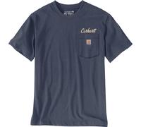 Carhartt Irvine Relaxed Hard Work T-shirt, bleu, Taille L