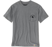 Carhartt Irvine Relaxed Work T-shirt, Gris/Noir, Taille S