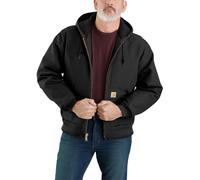 Carhartt J140 Jac Active Jac Veste isolante en flanelle doublée de flanelle pour homme Coupe ample, noir, Taille XL